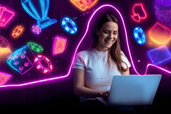 A player using their smartphone during a festive local event, representing JAYA’s fully mobile-friendly casino.